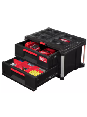 Willey Quick Tools Milwaukee Packout - Transportation kit with Willey Quick cart top and bottom tray