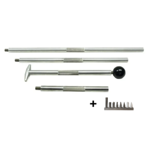 Aluminium hail rod bar with tip set