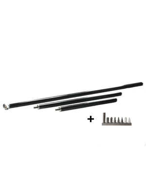 Dent Tool Company Carbon-Hagelstab (3-teilig) mit Spitzensatz