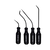 Xcalibur Tools Xcalibur screwdriver set 3/16" Black Edition - 4 pcs -SALE