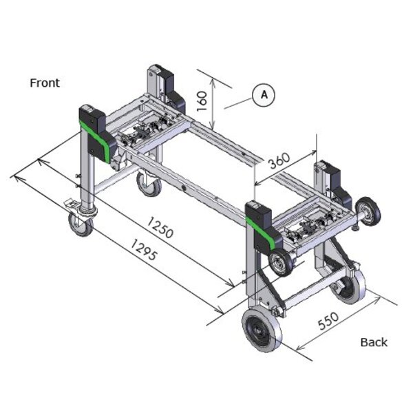 Dynnox Dynnox XL36 - Complètement comprenant la plaque de base et la mallette à outils de montage