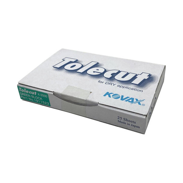 Kovax Kovax Tolecut Green K2000 viajes grandes con pegamento para lijar en seco