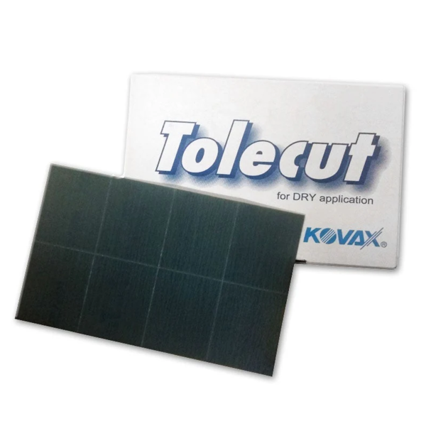 Kovax Tiras adesivas grandes Kovax Tolecut Black K3000 para lixagem a seco
