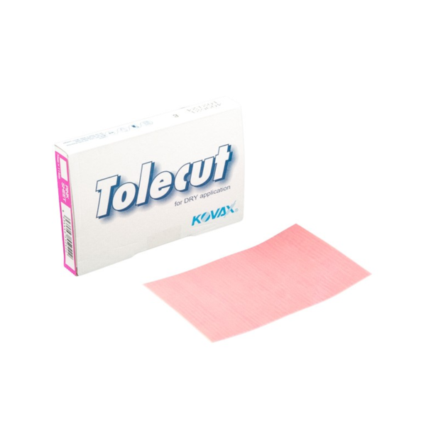 Kovax Kovax Tolecut Pink K1500  large stick-on strips for dry sanding