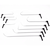 A-1 Tool Ratcheting Handle Set (10 pezzi)