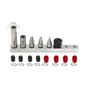 Tip set 6 pieces with 1/2" (12,7 mm) diameter extensions