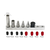 Ultra Dent Tools Tip set 6 pieces with 1/2" (12,7 mm) diameter extensions