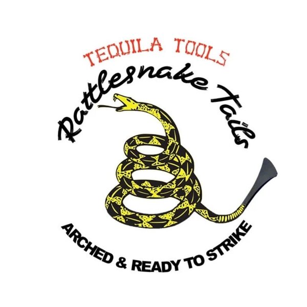 Tequila Tools Tequila Rattlesnake Whale Tail  56 cm with 2,85 cm wide head