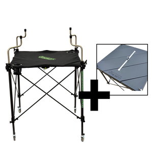 Carbon Fiber Hood Stand com capota rígida