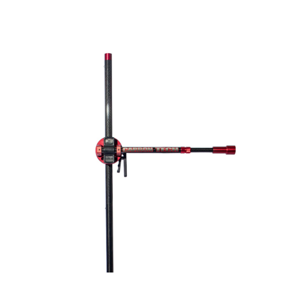 Carbon Tech Never Loose Light Mount - Black widow stand special edition red