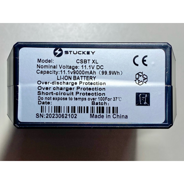 Stuckey Tools Stuckey battery XL and charger with EU plug