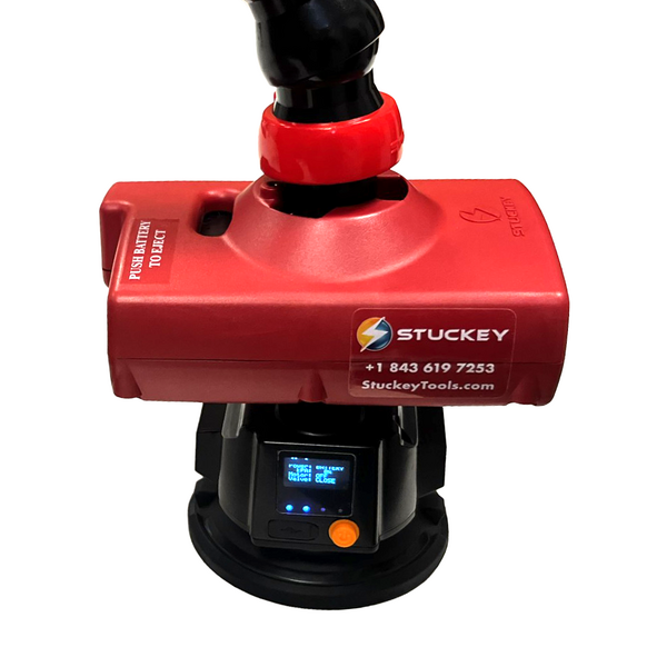 Stuckey Tools Lámpara inalámbrica Stuckey de 46 cm (18") con 5 LED y batería y ventosa automática