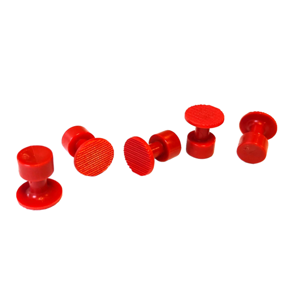 Aussie PDR Products Bloody Orange PDR Tabs 17 mm Round Groved - 5 pcs