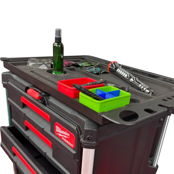 Willey Quick Tools Milwaukee Packout - Transportation kit with Willey Quick cart top and bottom tray