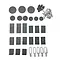 CAMAUTO Camauto Universal adjustable tabs - 24 pcs