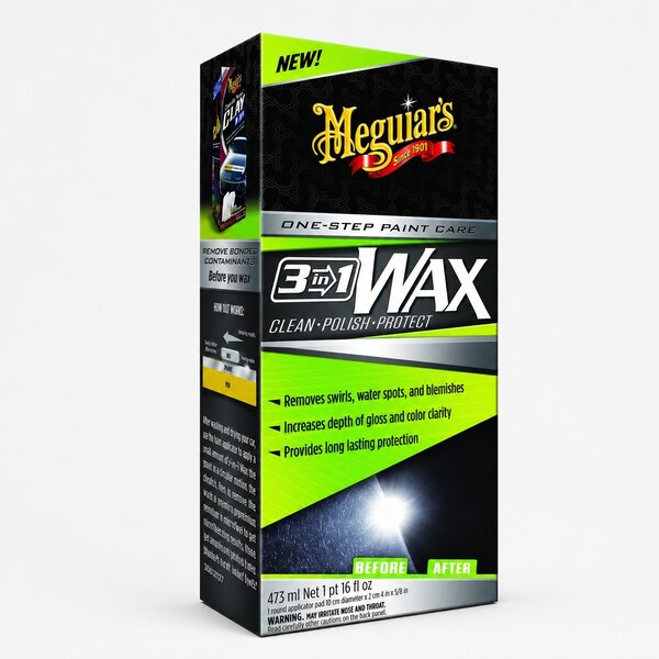 Meguiars Meguiar's 3in1 Wax Pad + Wax 473ml (G191016)