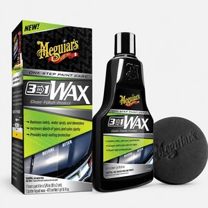 Meguiar's 3in1 Wax Pad + Wax 473ml