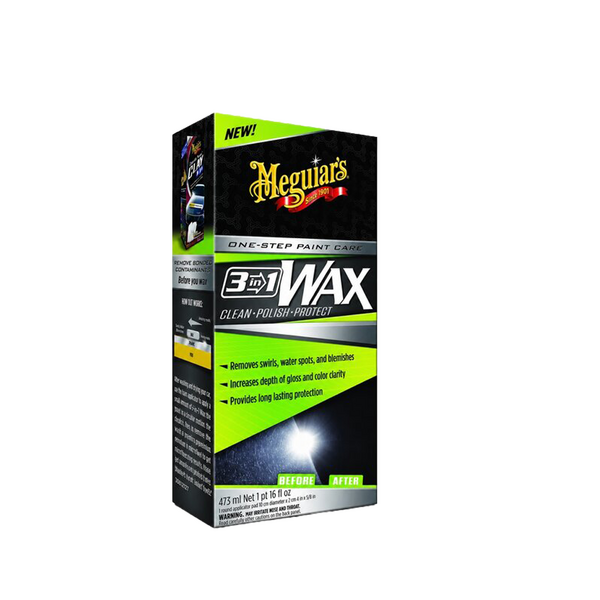 Meguiars Meguiar's 3in1 Wax Pad + Wax 473ml (G191016)