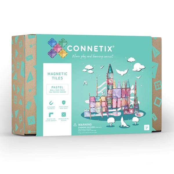 CONNETIX Knikkerbaan pastel 106-delig