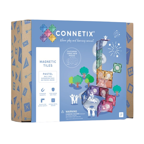 CONNETIX Knikkerbaan 80-delig uitbreiding pastel