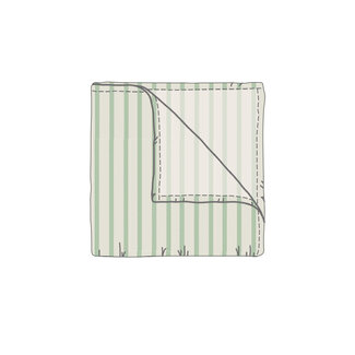 GARBO & FRIENDS Hydrofiel doek stripe emerald