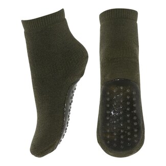 MP DENMARK Anti-slip sokken wol ivy green