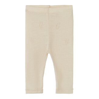 LIL' ATELIER Legging wol sandshell