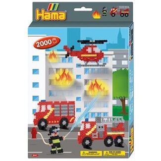 HAMA Brandweerwagen (2000 kralen)