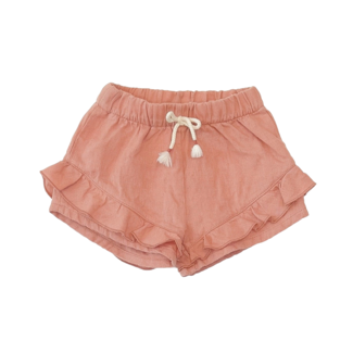 PLAY UP Linnen shorts coral