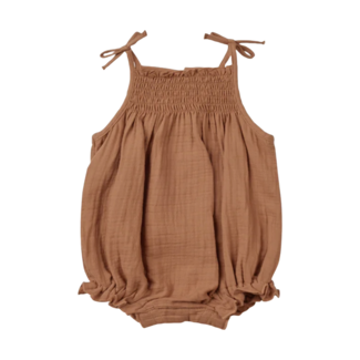 QUINCY MAE Betty romper clay