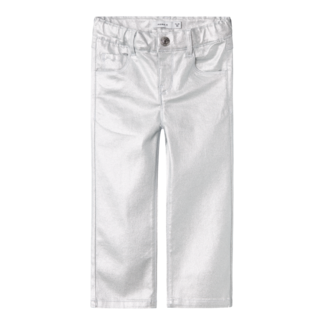 NAME IT Broek silver foil