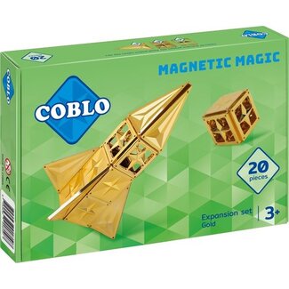 COBLO Magnetische tegels goud (20-delig)