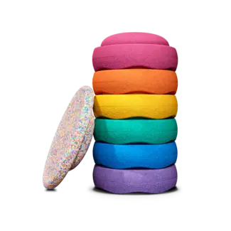 STAPELSTEIN Classic rainbow pink 6+1 board super confetti