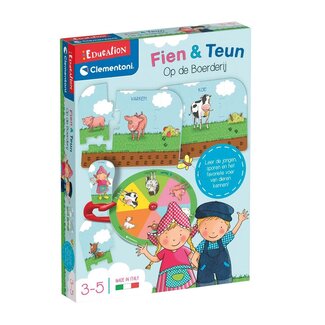 CLEMENTONI Fien en Teun op de boerderij spel