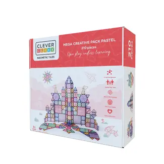 CLEVERCLIXX Mega creative pack pastel (210-delig)