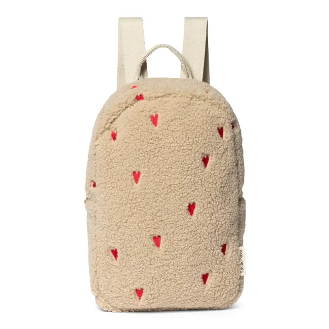 Rugzak teddy ecru hearts KIDOOZ
