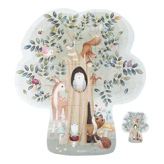 LITTLE DUTCH Vloerpuzzel forest friends