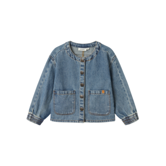 LIL' ATELIER Spijkerjas medium blue denim