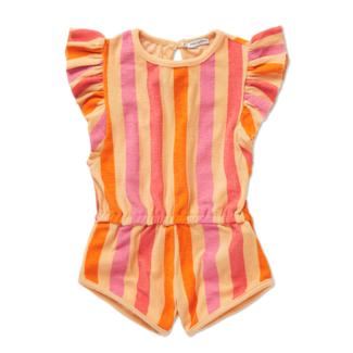 SPROET & SPROUT Terry jumpsuit stripes nectarine