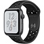 Apple Watch Series 4 - 44mm - Space gray - Zwarte Sportband - Zeer goed - Nike (marge)