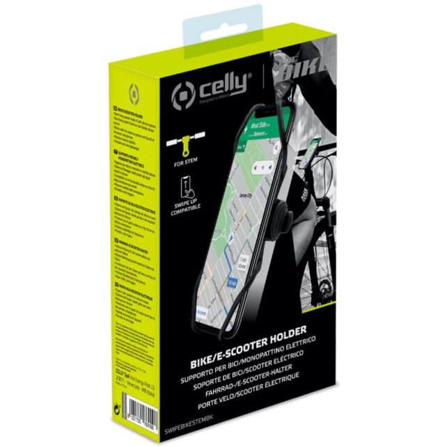 Celly SwipeBikeStem Universal Bike Holder Black