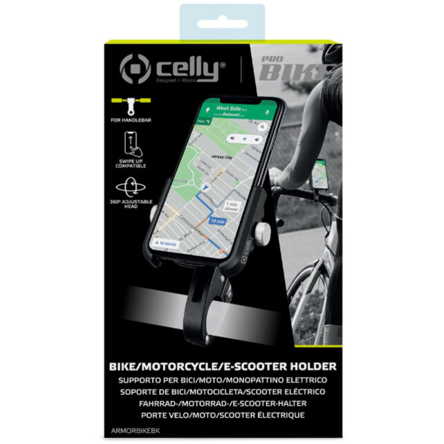 Celly ArmorBike Universal Bike Holder Black