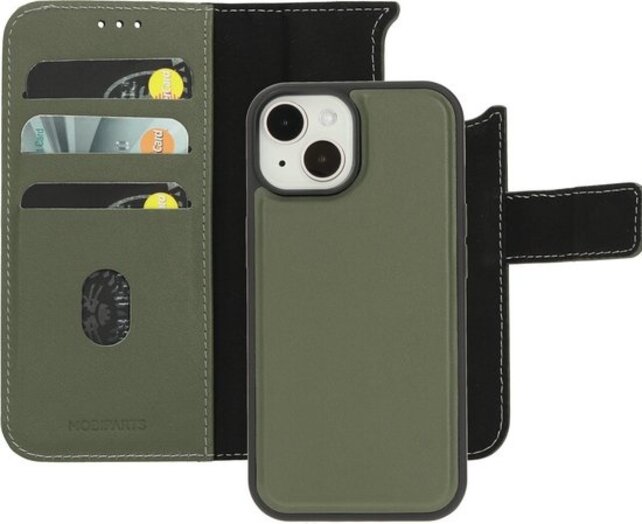 Mobiparts Leather 2 in 1 Wallet Case iPhone 15 serie