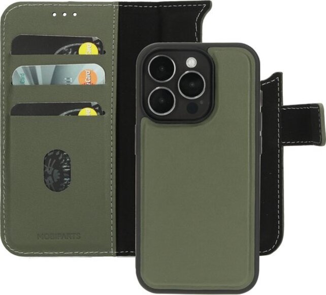 Mobiparts Leather 2 in 1 Wallet Case iPhone 15 serie