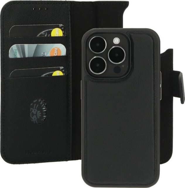Mobiparts Leather 2 in 1 Wallet Case iPhone 15 serie