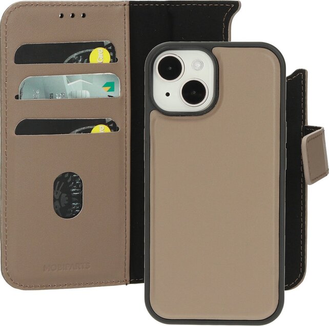 Mobiparts Leather 2 in 1 Wallet Case iPhone 15 serie