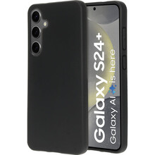 Mobiparts Silicone Cover Samsung Glaxy S24 Plus (5G) Zwart