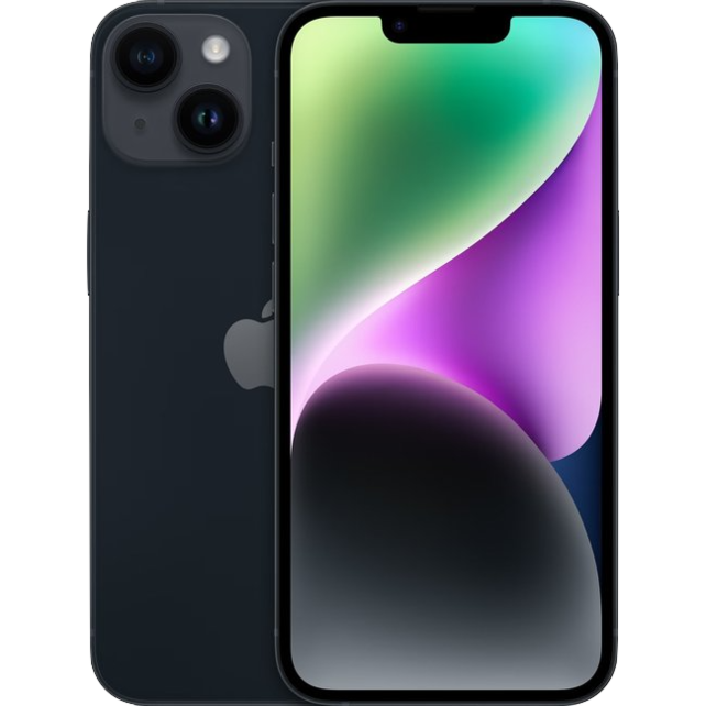 Apple iPhone 14 - 128GB - Zeer Goed - Zwart (marge)