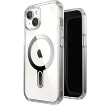 Speck Presidio Perfect Clear + MS Apple iPhone 16e/15/14/13 Clear - with Microban