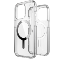 Speck Presidio Perfect Clear + MS Apple iPhone 15 Pro Clear - with Microban